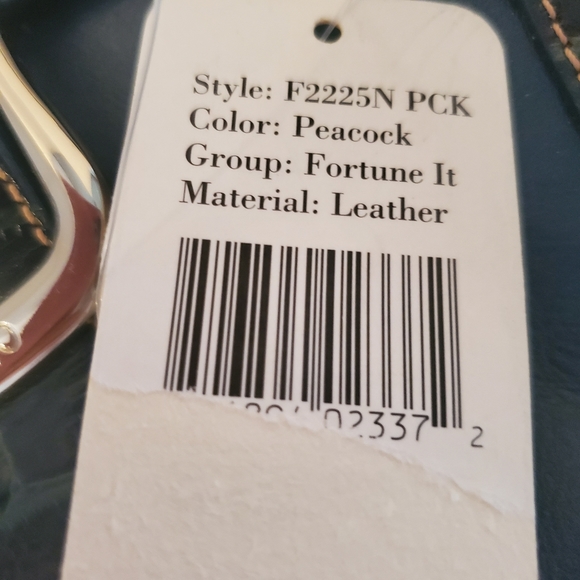 Franco Sarto Peacock Teal purse New! - Picture 5 of 6